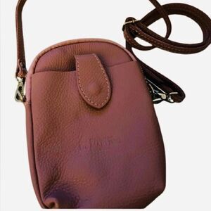 Sorrento DeMartino Crossbody Bag with Smooth Leather from ITALY, *NWOT*